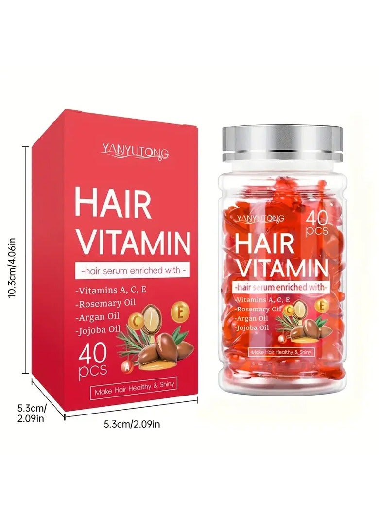 yanyu Yaniutong Hair Vitamins 40 Pieces Make Hair Healthy and Shiny 