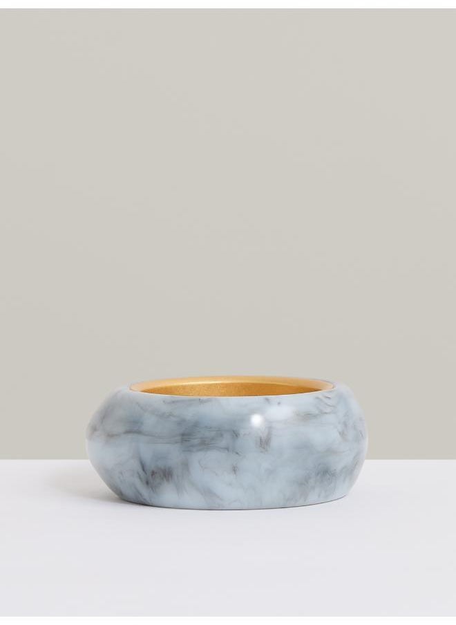 REISS Ciara: Curve Marble Bangle  - Image 1