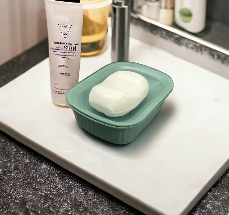 CSM Soap Case Soap Stand Soap Holder Soap Dish(Splash-BLGRY) for Bathroom (Pack of 2 Pcs)(Blue, Grey) - Image 5