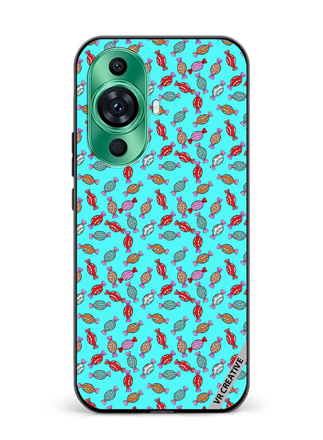 VR CREATIVE Protective Case Cover For Huawei nova 11 Pro Trendy Raster Design Multicolour - Image 1