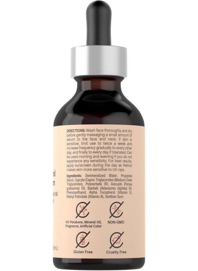 كورا مصل الريتينول للوجه 2 أونصة سائلة تركيبة قوية احترافية خالية من البارابين والعطور قد تختلف التعبئة والتغليف - Image 2