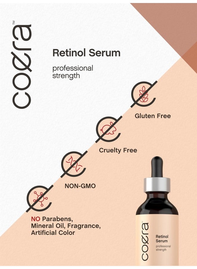 كورا مصل الريتينول للوجه 2 أونصة سائلة تركيبة قوية احترافية خالية من البارابين والعطور قد تختلف التعبئة والتغليف - Image 5