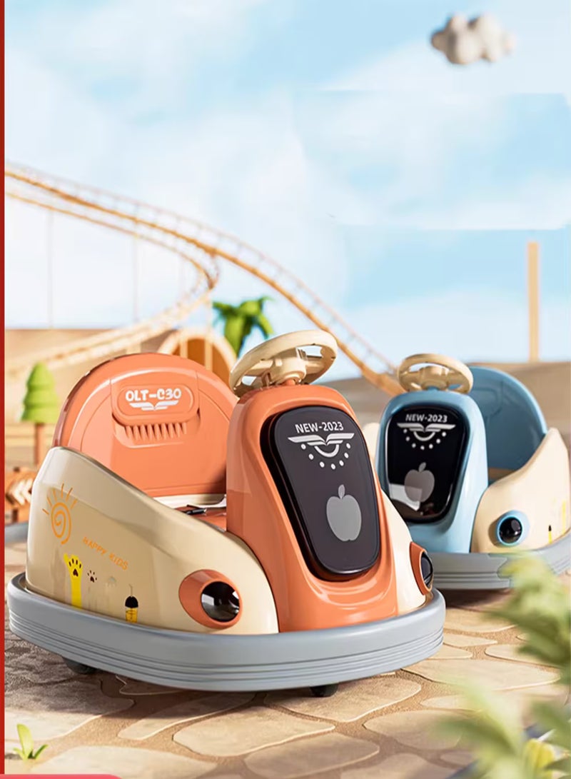 سيارة ركوب كهربائية للأطفال – سيارة تصادم 360 درجة مع أضواء LED، انجراف ممتع وأمان عالي - Image 3