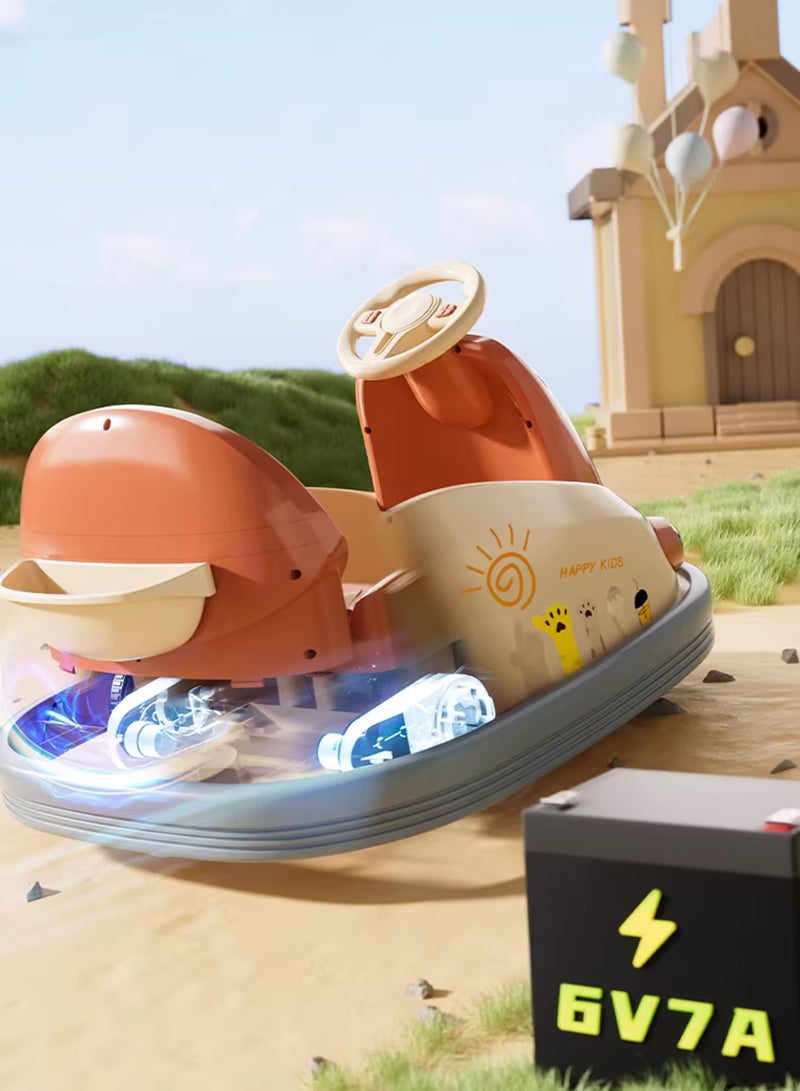 سيارة ركوب كهربائية للأطفال – سيارة تصادم 360 درجة مع أضواء LED، انجراف ممتع وأمان عالي - Image 2