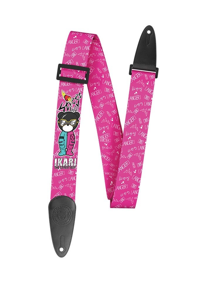 IKARIKUMA Guitar Strap, Double-sided color printing design, Stylish and cool, Adjustable, Durable, Suitable for all guitars. - Image 1