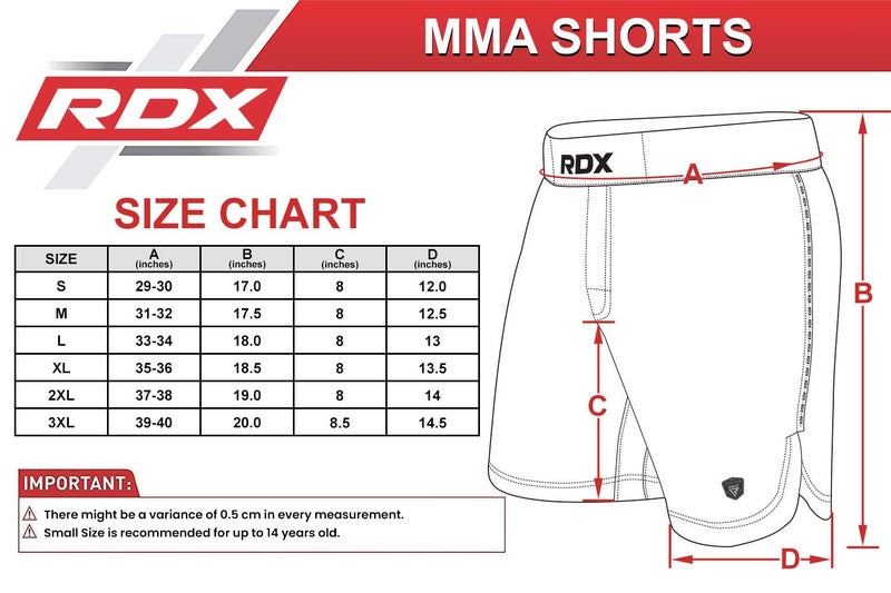 RDX MMA Shorts for Training & Kickboxing – Fighting Shorts for Martial Arts, Cage Fight, Muay Thai, BJJ, Boxing, Grappling Red - Image 4