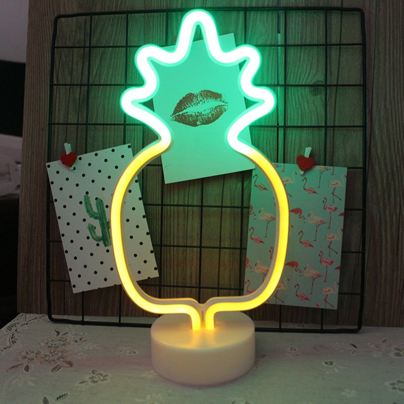 Cute Design Night Light Beside Lamp 3 * AA Cell Operated USB Powered Portable for Home Decoration Deco Birthday Present Gift - Image 1