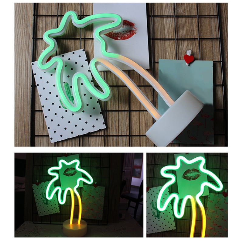 Cute Design Night Light Beside Lamp 3 * AA Cell Operated USB Powered Portable for Home Decoration Deco Birthday Present Gift - Image 5