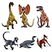 SIENON 6Pack 63 Inch Jurassic Dinosaur Toy Figures Realistic Dino Toys Set Dilophosaurus Blue Velociraptor TRex Mosasaurus Brachiosaurus Pterosaur Dinosaur Figurines for Dino Party - Image 2