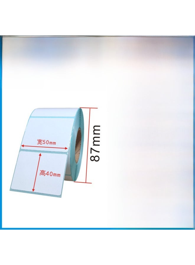 Three-proof Thermal Paper 100x150 Thermal Label Paper 100*100 Printing Paper Barcode Paper Self-adhesive Label Sticker - Image 1
