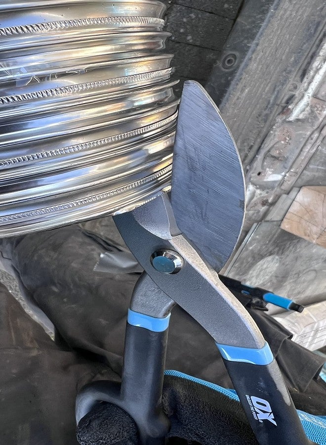 OX Tools 10" Straight Cut Tin Snips - Image 5