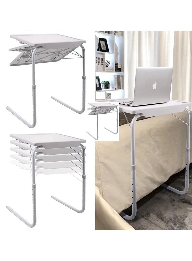 Table Mate Mall Plastic Tablemate, Multi Function Detachable and Foldable Table for Home/Office/Reading/Laptop,  - Image 1