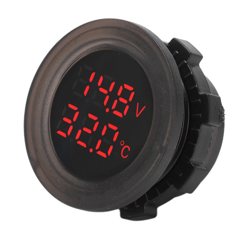 Dual Display Temperature Voltmeter - Stable Performance Car Temperature Monitor for 12V‑24V Vehicles - Image 5