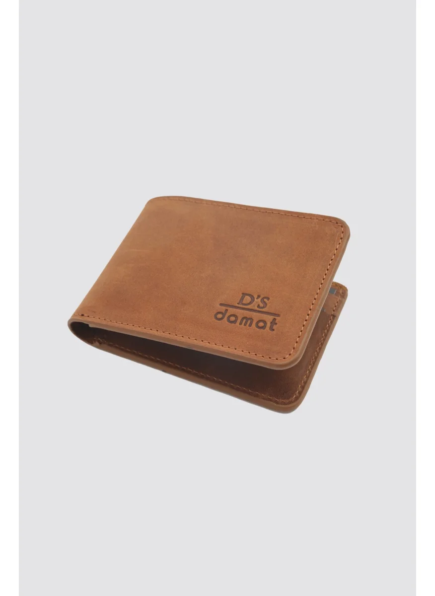 D'S DAMAT Tan Leather Wallet 8HC591ORTKC05