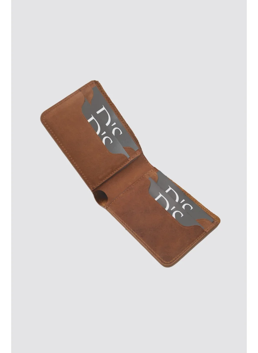 D'S DAMAT Tan Leather Wallet 8HC591ORTKC05