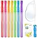 MAPIXO Bubble Wand 28 Pack 14 Big Bubble Wands Bulk7 Colors NonToxic Smelless Bubble Toy for Kid Child Birthday Party Favor Wedding Summer Outdoor Pool Activity Bathroom Bath Toys - Image 3