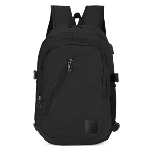 Impulse AspireAtlas 30L Water-Resistant Laptop Backpack with USB Port – Fits up to 16" (Black, 1-Year Warranty) - Image 1