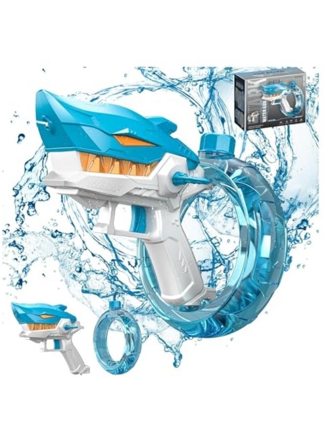 GGEROU Water Guns for Kids Adults Electric Water Gun Automatic Water Blaster Squirt Guns 26-32FT Long Range Water Pistols Outdoor Toys for Beach Swimming Pool Yard Lawn - Image 1