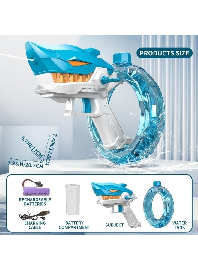 GGEROU Water Guns for Kids Adults Electric Water Gun Automatic Water Blaster Squirt Guns 26-32FT Long Range Water Pistols Outdoor Toys for Beach Swimming Pool Yard Lawn - Image 5