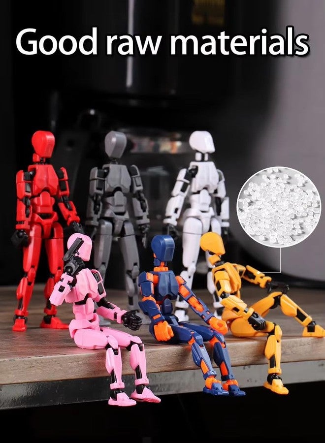YOURKARTS.COM 3D Injection Humanoid Robot Toy BPA-Free Plastic Movable Action Figure | DIY Assembly Kit with Manual | Realistic Multi-Joint Movement for Gifting | car Accessories 2025 - Image 4