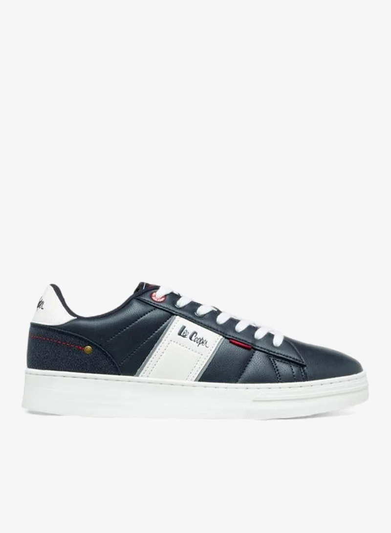 لي كوبر حذاء رياضي رجالي برباط وتفاصيل شبكية