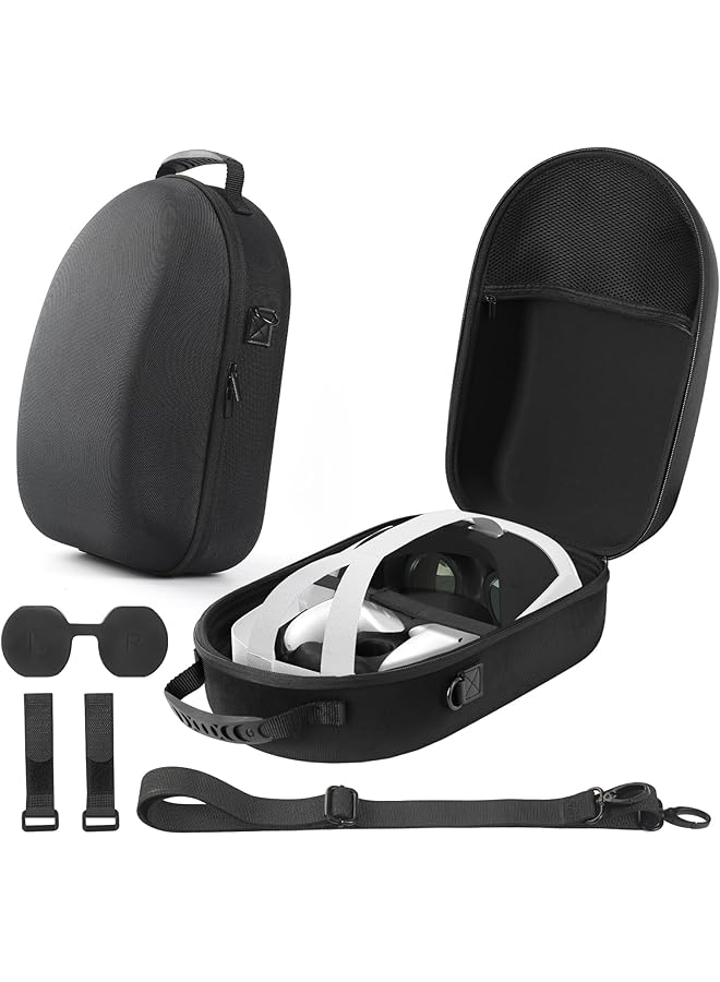 erorex Carrying Case Compatible With Oculus Meta Quest 3 Hard Eva Quest 3 Case For Vr Headset Touch Controllers And Other Accessories Portable Shoulder Backpack Suitable For Travel & Home  - Image 1