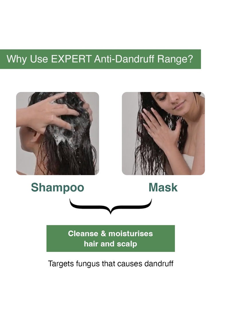 BARE ANATOMY - Bare Anatomy Anti Dandruff Shampoo | Reduces Up to 100% Dandruff and Strengthens Hair | Derma Approved Shampoo with Salicylic Acid & Biotin | Shampoo For All Hair types | For Women And Men | 250ml - Image 1