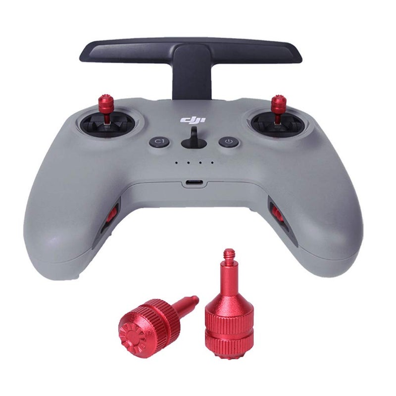 AILENICE عصا تحكم من الألمنيوم CNC لدرون FPV لجهاز التحكم عن بعد DJI RC ProDJI FPV 32 أحمر - Image 2