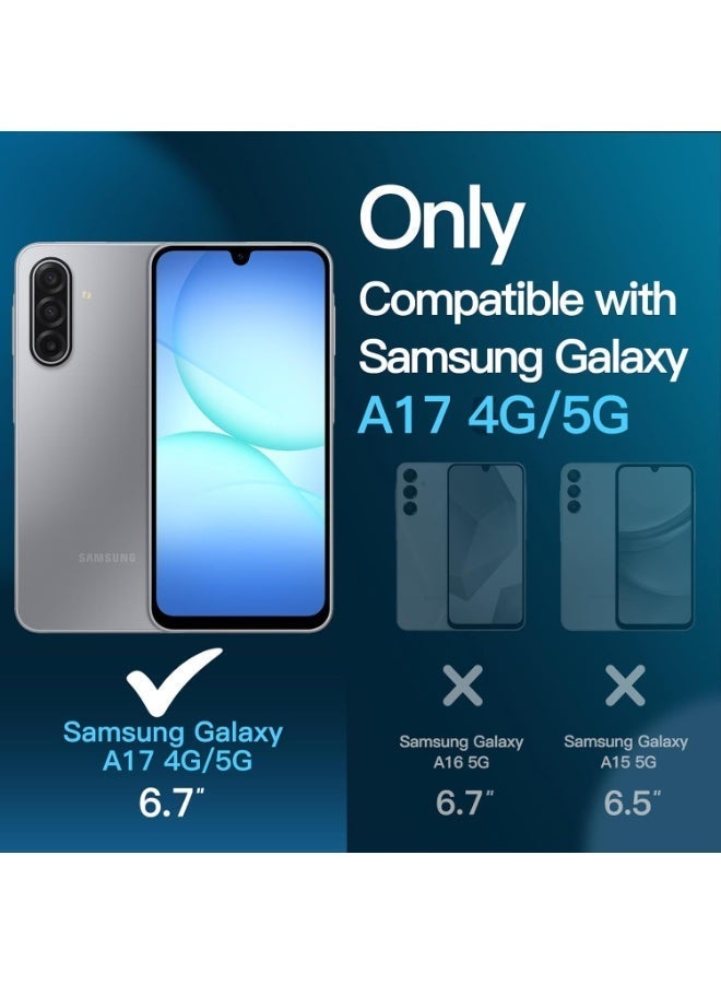 DUSALA Samsung Galaxy A17 Tempered Glass 9D Full HD Glass With 2-Pack For Galaxy A17 Anti-shatter 9H Hardness Scratch Proof Glass For Samsung Galaxy A17 6.7 -inch - Image 2