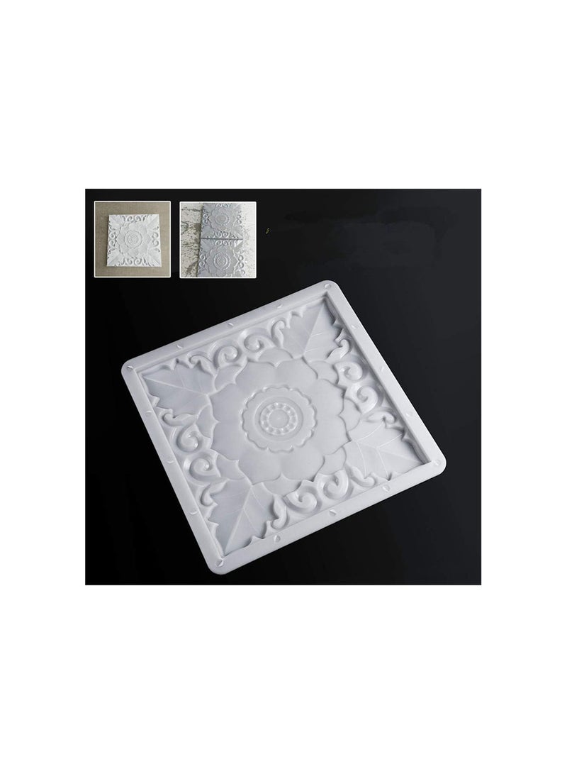 GGOOT Garden Mould DIY Plastic Lotus Path Paving Maker Mold Imitation Brick Carving Pavement Tool  - Image 4