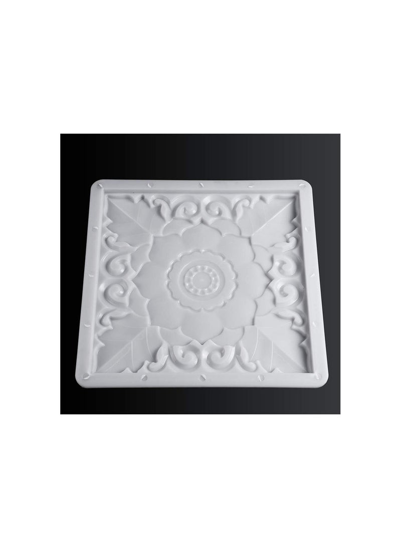 GGOOT Garden Mould DIY Plastic Lotus Path Paving Maker Mold Imitation Brick Carving Pavement Tool  - Image 2