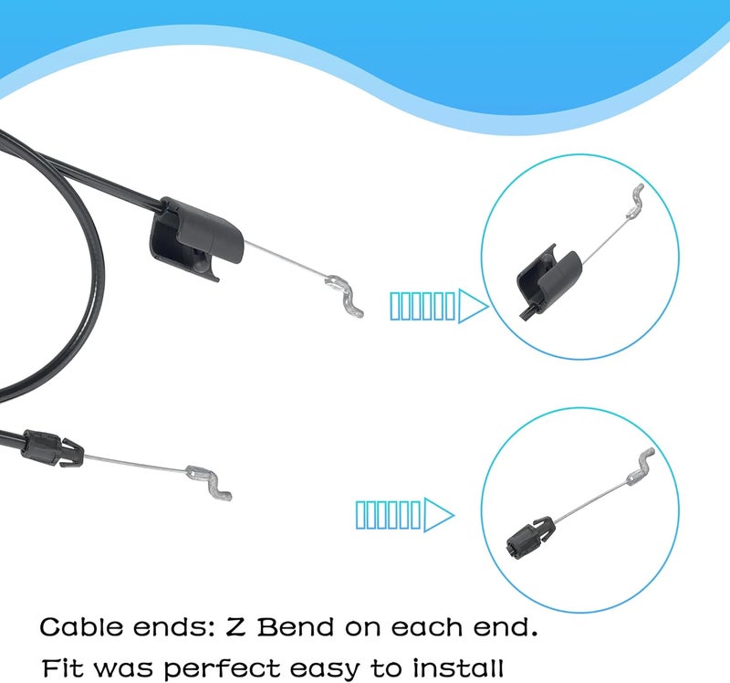 OUSTUE 532427497 Zone Control Cable for Husqvarna LC221 Walk Behind Mower Throttle Control Cable Parts Poulan 197740 532197740 427497 Lawn Mower HU700 HU800 HU725 - Image 4