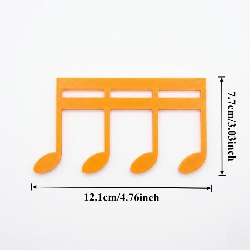 ofeankri 2pcs Creative Musical Note-Shaped Sheet Music Clips for Piano, Guitar, Violin - Image 5