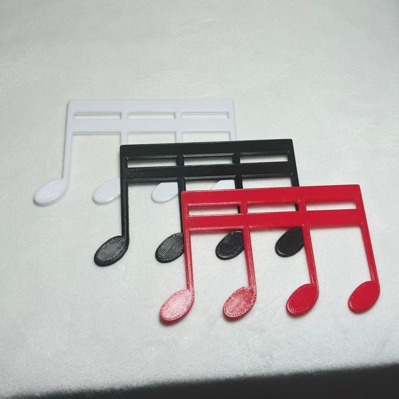 ofeankri 2pcs Creative Musical Note-Shaped Sheet Music Clips for Piano, Guitar, Violin - Image 3