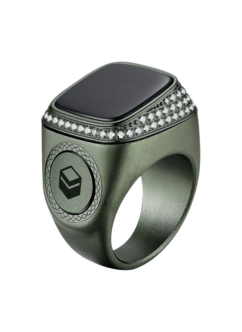iQIBLA UMEOX iQIBLA Smart Zikr M02 Premium Ring Green 20mm  - Image 2