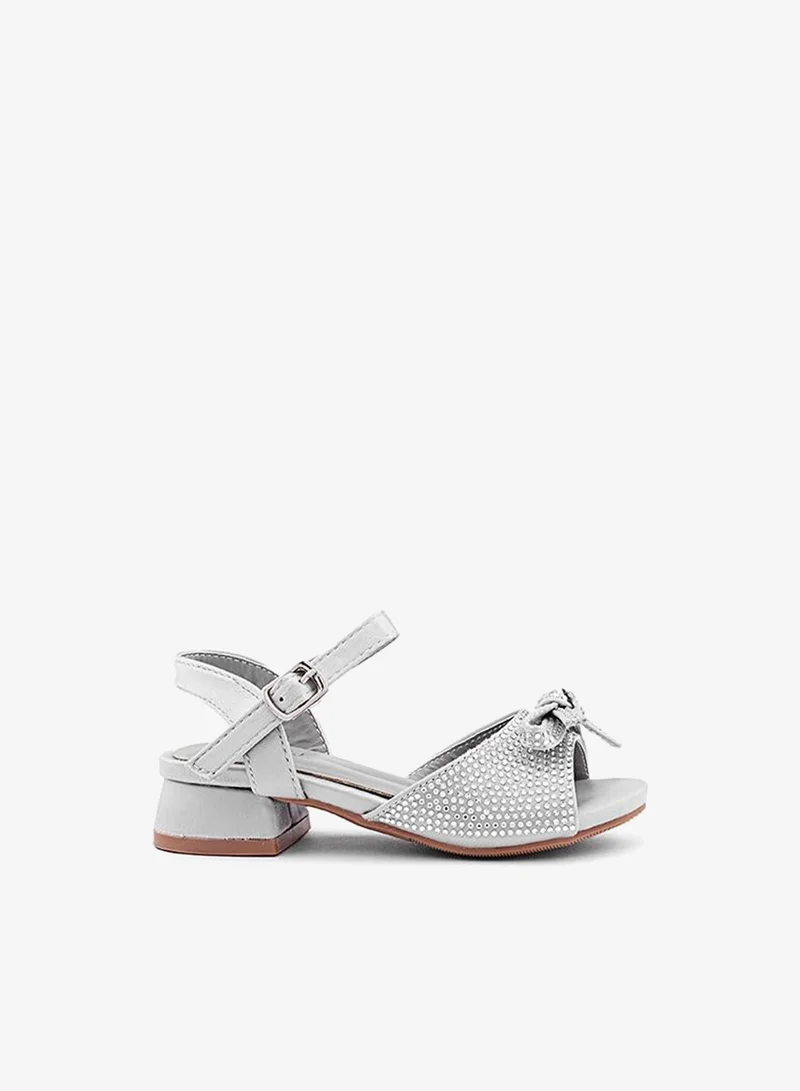 كابلي صنادل فتيات بحزام كاحل مسطح