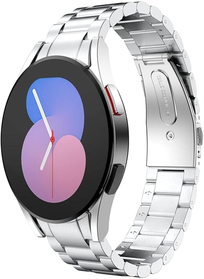 Next Next store Watch Band Compatible with Samsung Galaxy Watch 4/5 40mm/44mm, Classic 42mm/46mm, Galaxy Watch 3 41mm, Galaxy Watch 42mm - Stainless Steel 