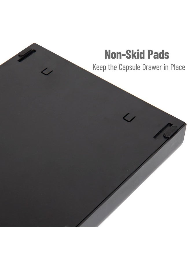 Mind Reader Mind Reader Nespresso Compatible Capsule Drawer Countertop Organizer, Coffee Pod Holder, Storage, 9.21 x 15.94 x 2.36, Black  - Image 5