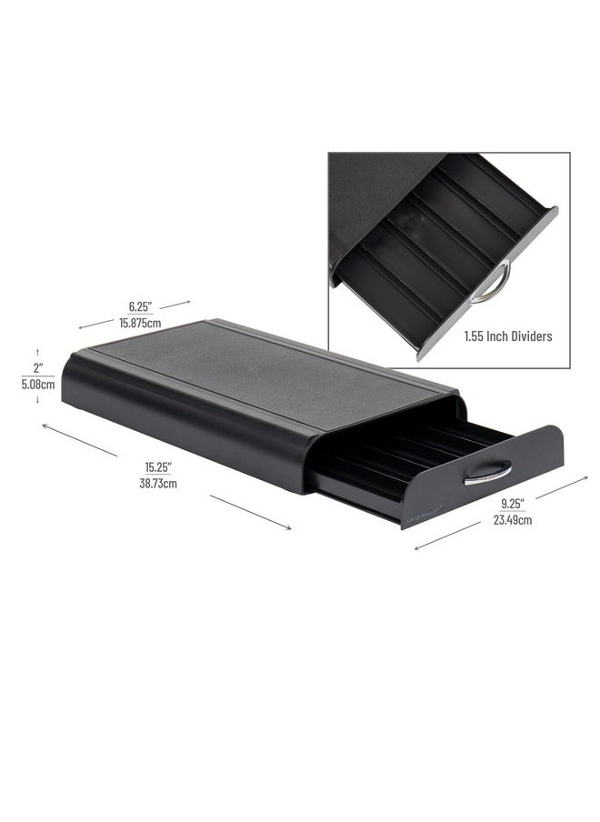 Mind Reader Mind Reader Nespresso Compatible Capsule Drawer Countertop Organizer, Coffee Pod Holder, Storage, 9.21 x 15.94 x 2.36, Black  - Image 3