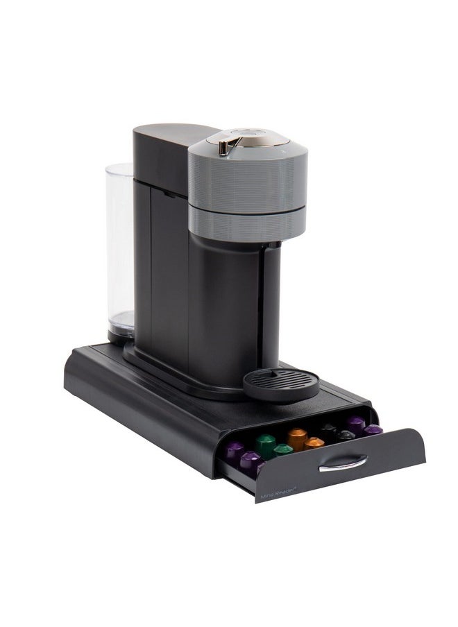 Mind Reader Mind Reader Nespresso Compatible Capsule Drawer Countertop Organizer, Coffee Pod Holder, Storage, 9.21 x 15.94 x 2.36, Black  - Image 1