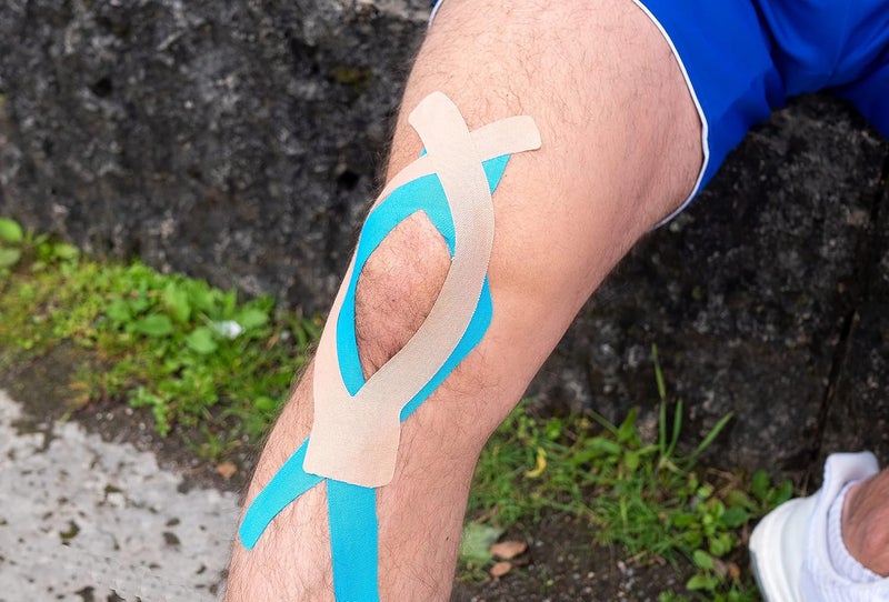 Axion Kinesiology Mixed Set of 3 Units from | Different Waterproof Colours | Skin-Friendly Elastic Self-Adhesive Bandage Physio Tape | Ideal for Sports and Everyday Use, Soccer Tape - Image 4