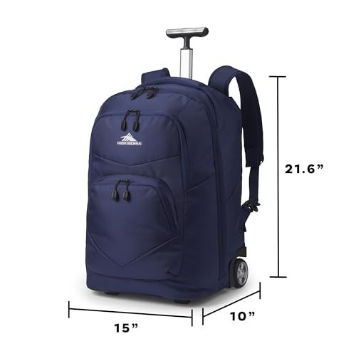 HIGH SIERRA Large Capacity Clear PVC Trolley Backpack - Image 4