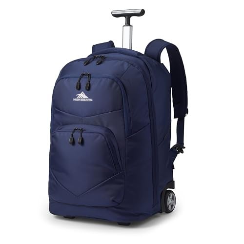 HIGH SIERRA Large Capacity Clear PVC Trolley Backpack - Image 1