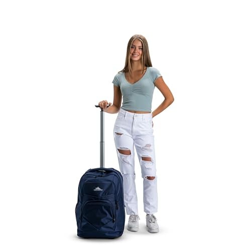 HIGH SIERRA Large Capacity Clear PVC Trolley Backpack - Image 3