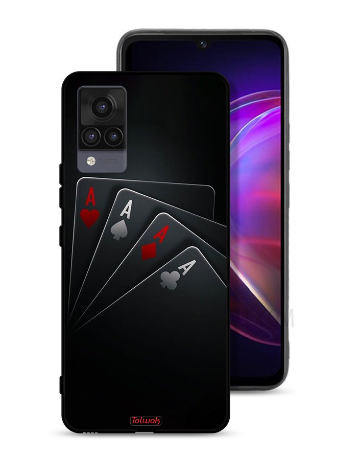 Tolwak Vivo V21 Protective Case Cover Cards A - Image 1