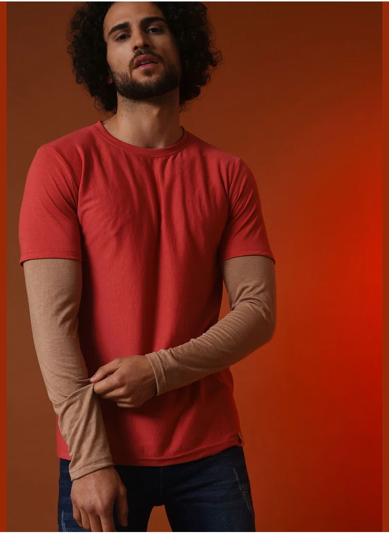 Campus Sutra Round Neck T-Shirt