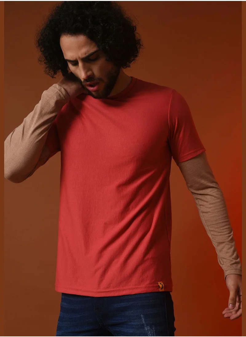 Campus Sutra Round Neck T-Shirt