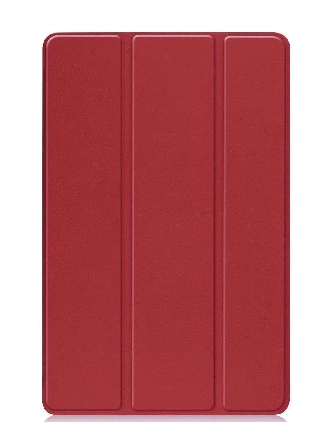 Beauenty ipad10 case three fold leather wine red