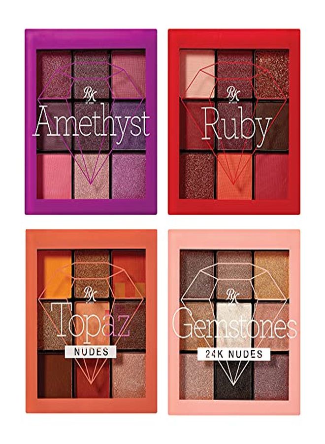 Ruby Kisses Eye Shadow Palette, 9 Shadows (1 Pack, Ruby) - Image 3