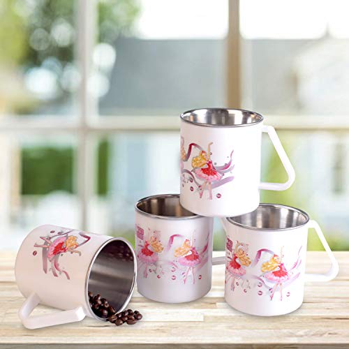 Saura- Milk and Coffee Mug with Steel Inner 330 ml- 1 Piece- White - Image 3